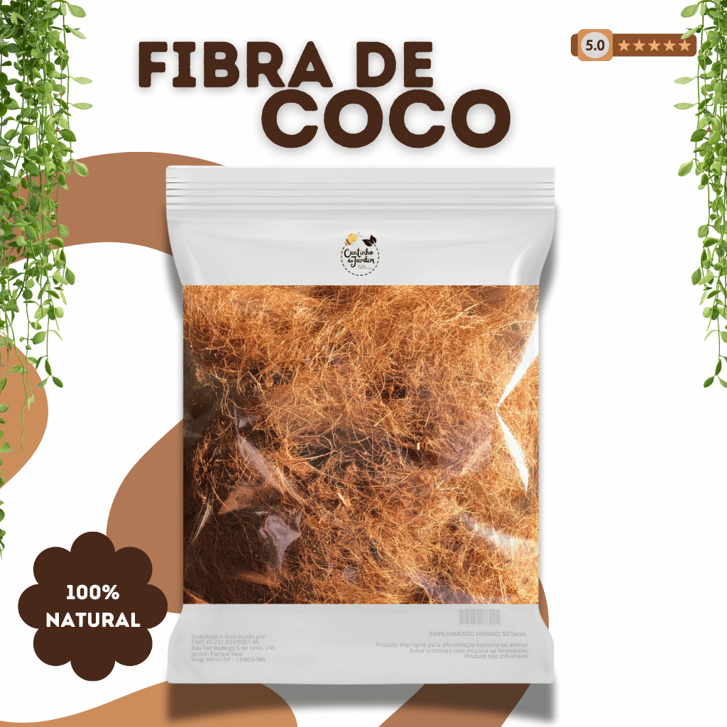 Fibra de Coco Lavado 400g para Plantas, Substrato, Jardinagem, Orquídeas, Suculentas e Hortas em Oferta na Shopee