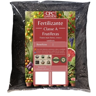 Fertilizante Organomineral Classe A CPC Garden Frutíferas em Oferta na Shopee