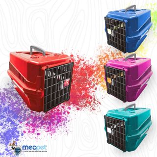 Caixa De Transporte Cães E Gatos Podyum Colorida N1 - MecPet em Oferta na Shopee