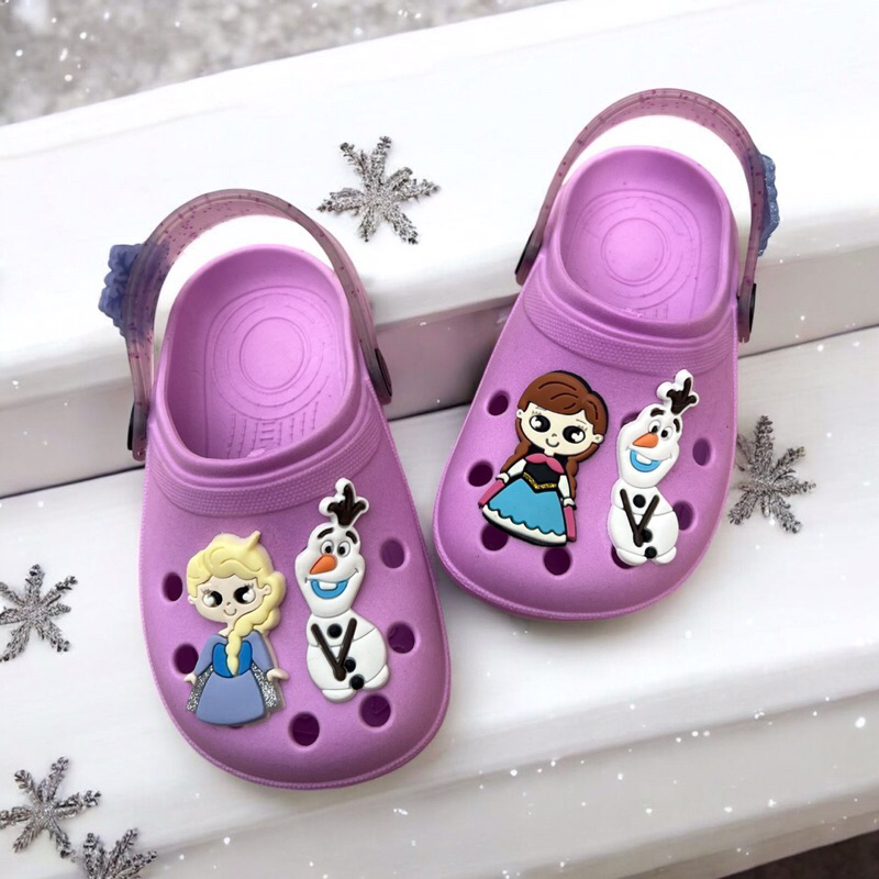 Babuche Sandália Infantil Menina Princesas Frozen Ana Olaf Elza Volta as Aulas do 19 ao 32 Macio Confortável