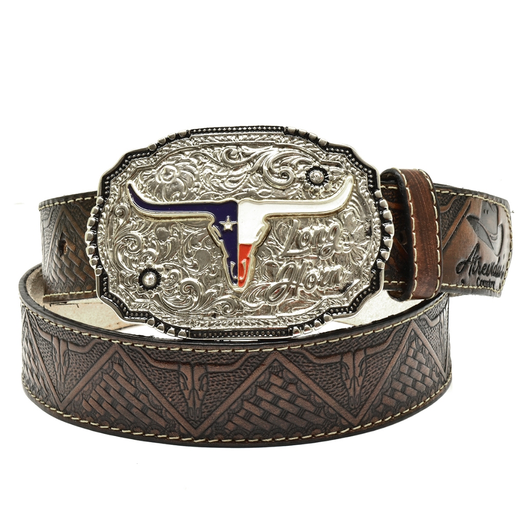 Cinto Country Em Couro Boi Triangular Atrevidu's em Oferta na Shopee