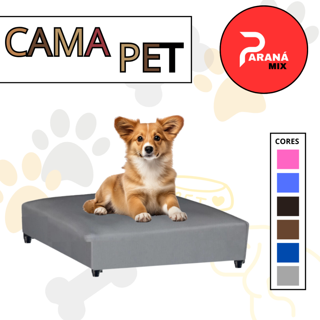 Cama Para Cachorro Luxo Espumada Fofinha PET