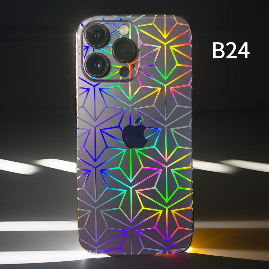 Película Traseira Com Padrão de laser luminoso p/SAMSUNG S22/S23/S24/S25/S25 ULTRA/S24 ULTRA/S23 ULTRA/S22 ULTRA/B19-B30