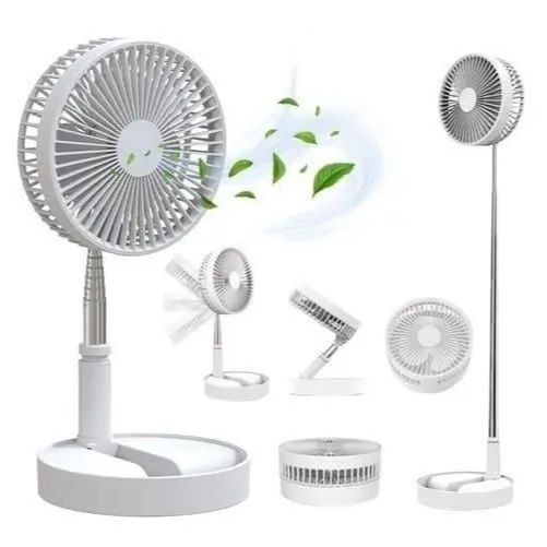 Ventilador Dobrável Expansivel Portátil Silencioso Power Bank Retrátil Ajuste De Altura em Oferta na Shopee