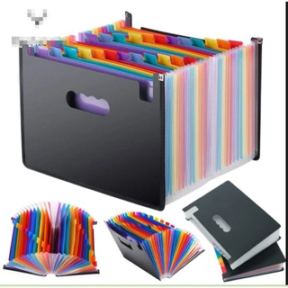 Pasta Arquivo Organizadora Expansível Divisórias Documentos 24/16 divisorias em Oferta na Shopee