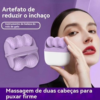 Novo - Rolo De Gelo 2 Em 1 Massageador Facial E Corporal Cuidados Com a Pele em Oferta na Shopee