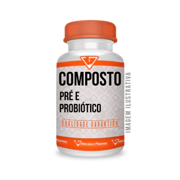 Composto Pré e Probiótico 30 Cápsulas Alterative Pharma