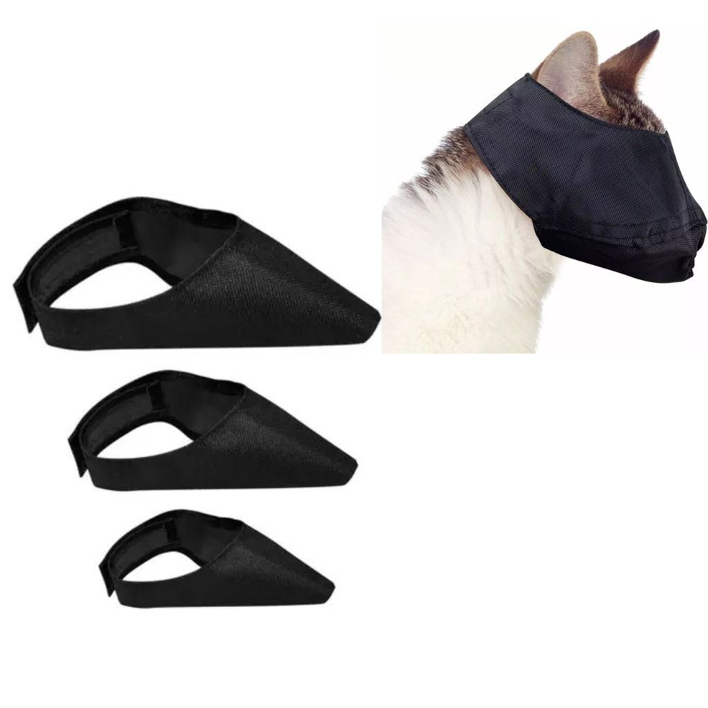 Kit Focinheira De Nylon  Nº1, N°2 e N°3 Com Velcro em Oferta na Shopee