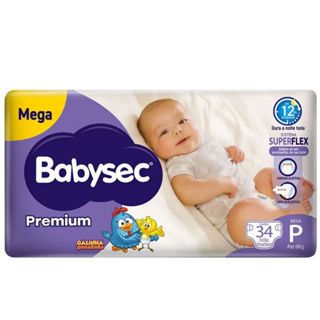 Fralda Infantil Babysec Mega Premium - Galinha Pintadinha em Oferta na Shopee