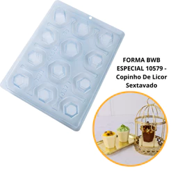 1~4 FORMA ESPECIAL TRAD. - COPINHO DE LICOR SEXTAVADO 10579 (Bwb Especial) (CHOCO)