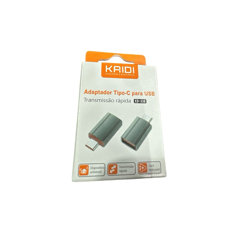 Adaptador OTG Tipo C p/ USB KD-338 Kaidi