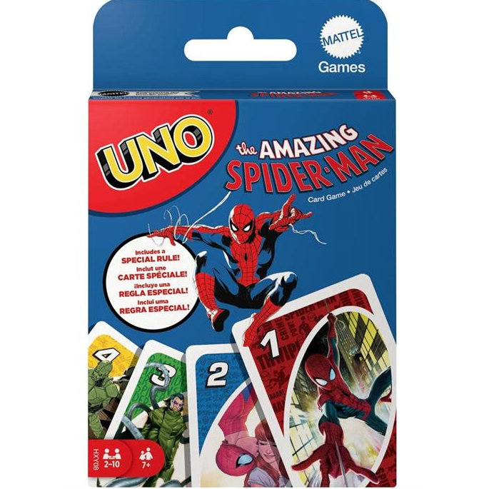Jogo de Cartas UNO The Amazing Spider-Man (Homem Aranha) (original) - Mattel