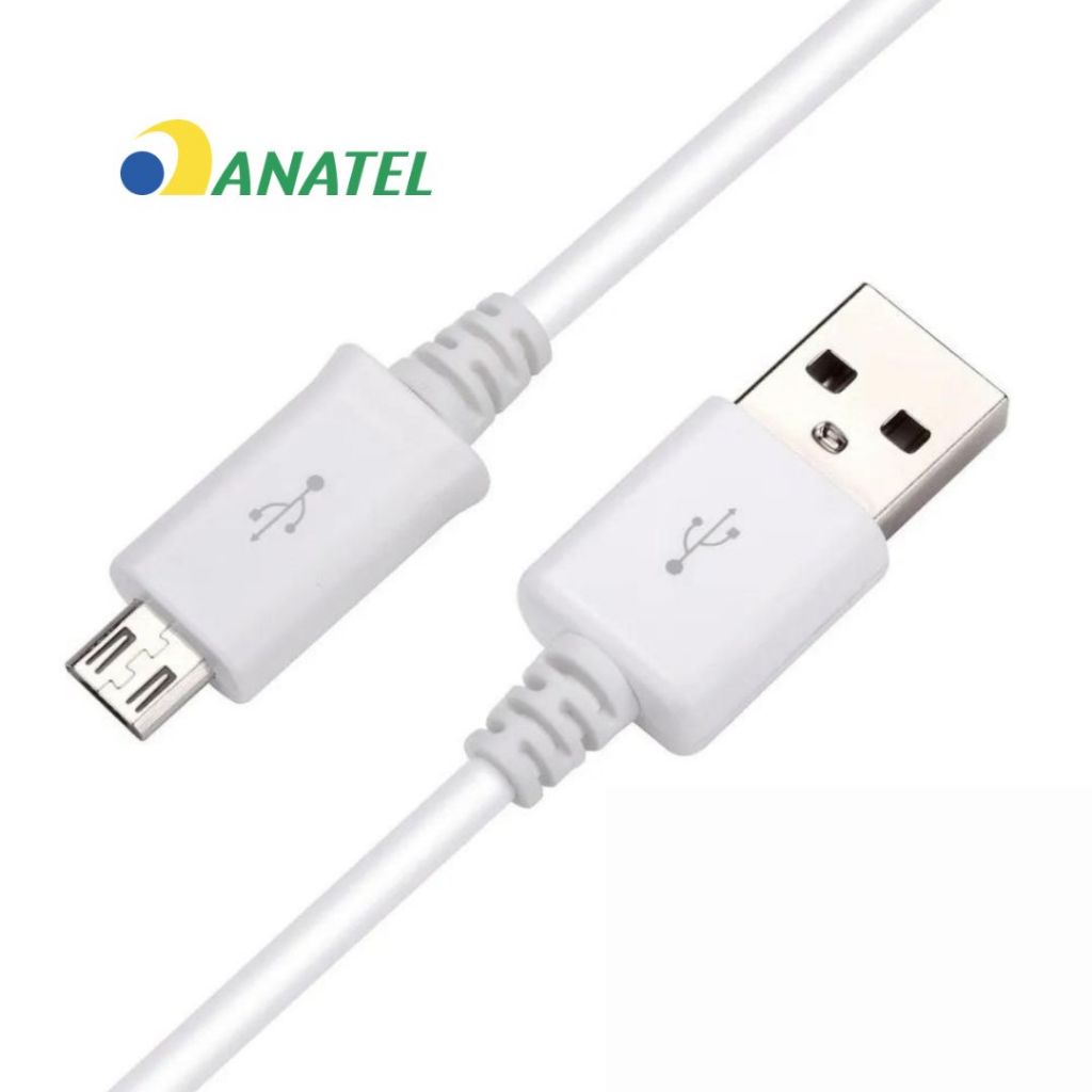Cabo Micro V8 USB Samsung A01 A01 CORE A03 A10 J2 J3 J4 J5 J6 J7 J8 S6 S7 S6 EDGE  S7EDGE 1.5 metros