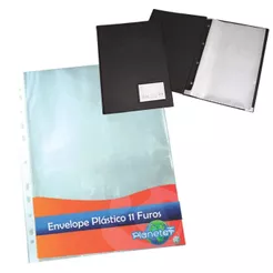 100 Envelopes Saco para Folhas 11 Furos Envelope para Pasta Oficio A4 Grande Pasta Partituras Musica