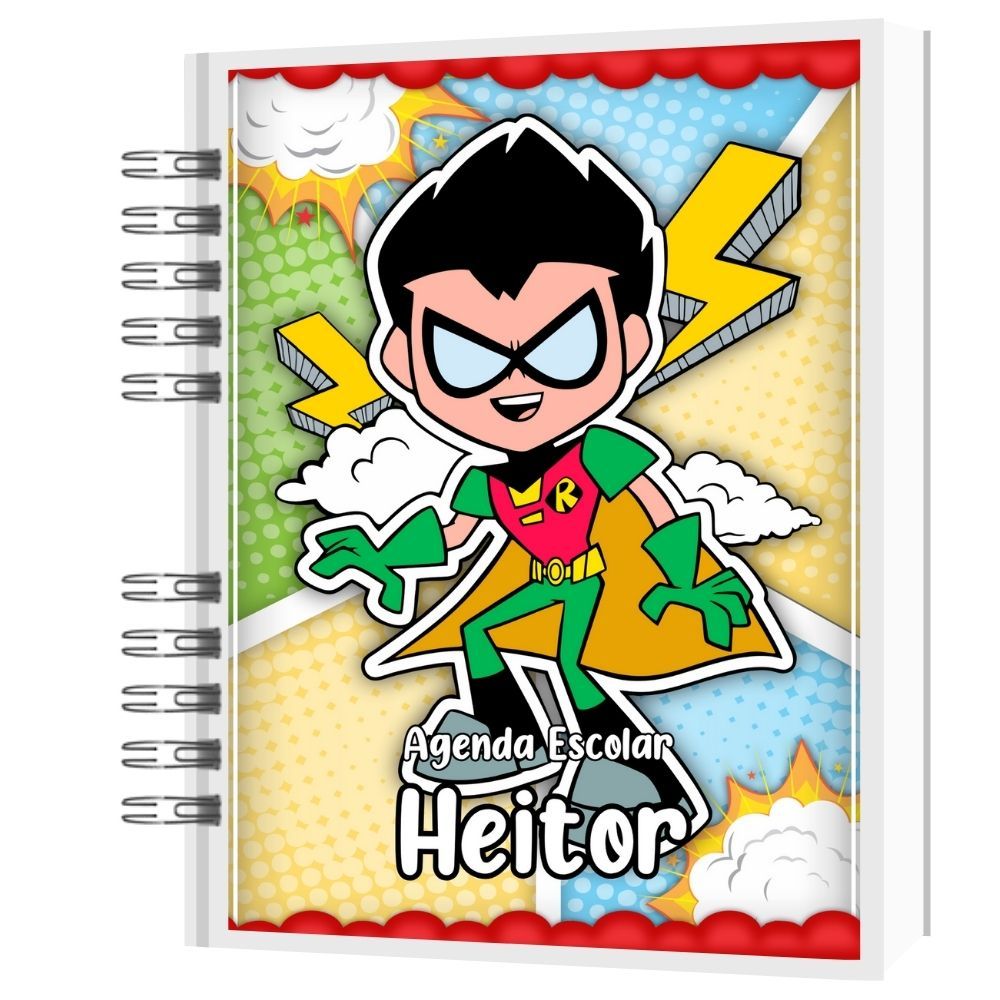 Agenda Escolar Jovens Titans: Onde Comprar | BuscaProdutos