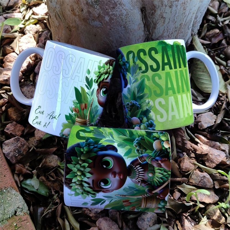 Caneca, Xícara personalizada, Orixás candomblé, Umbanda ,Ogum, Iemanjá naná Oxossi Omolu Exu Xangô ossain Yansa oba Exu