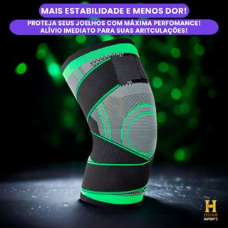 Joelheira com Reforço Patelar Ideal para Corrida, Crossfit ,Treinamento Funcional, Academia Esportes em Oferta na Shopee