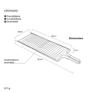 grelha  dupla para assar frango peixe linguiça etc... em Oferta na Shopee
