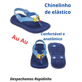 Chinelinho de Elástico Cachorrinho Anatômico Chinelo menino antiderrapante em Oferta na Shopee