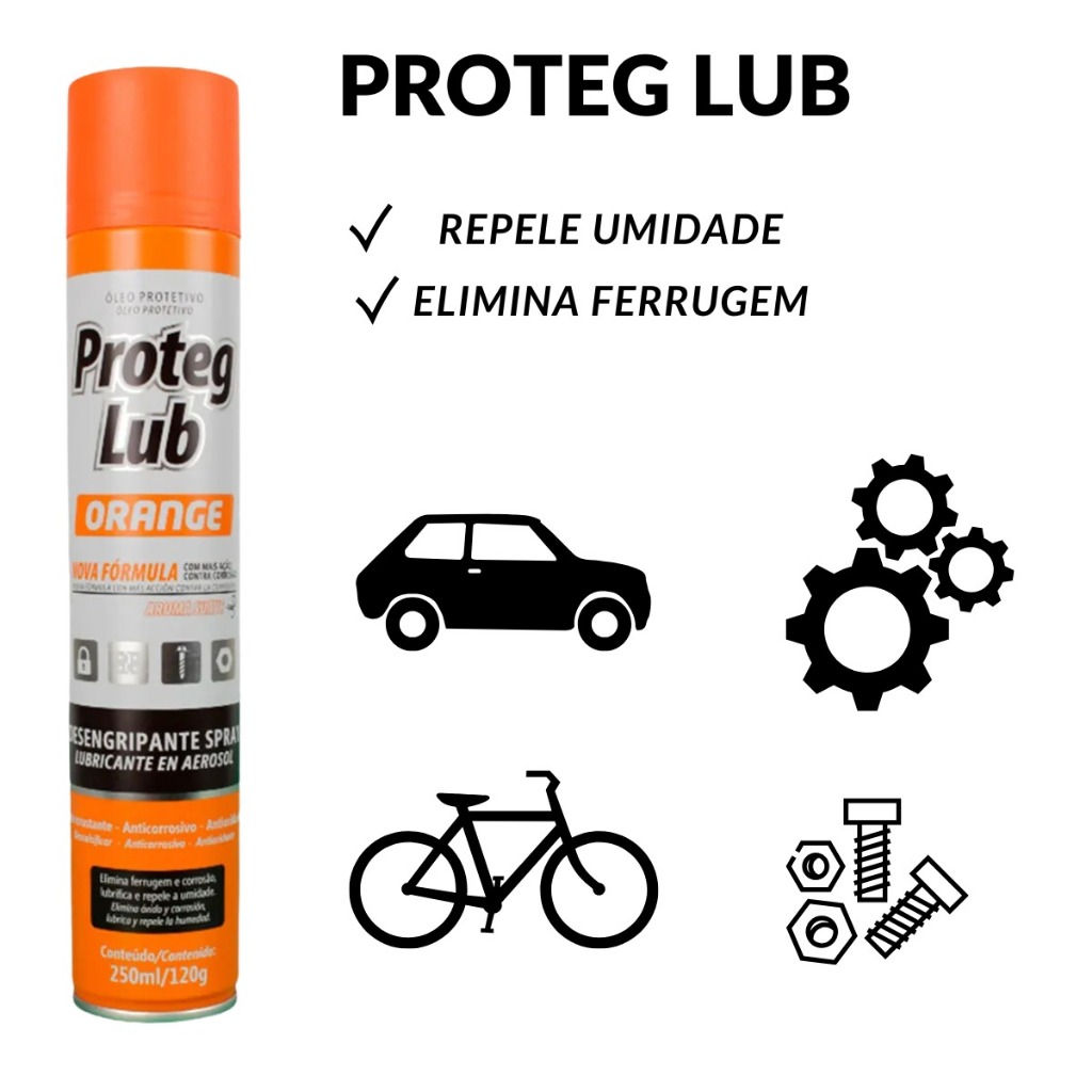 Óleo Lubrificante e Desengripante p/ peças com ferrugem porta emperrada porca parafuso spray em Oferta na Shopee