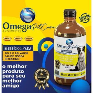 SUPLEMENTO VITAMÍNICO OMEGA 3 PETCARE em Oferta na Shopee