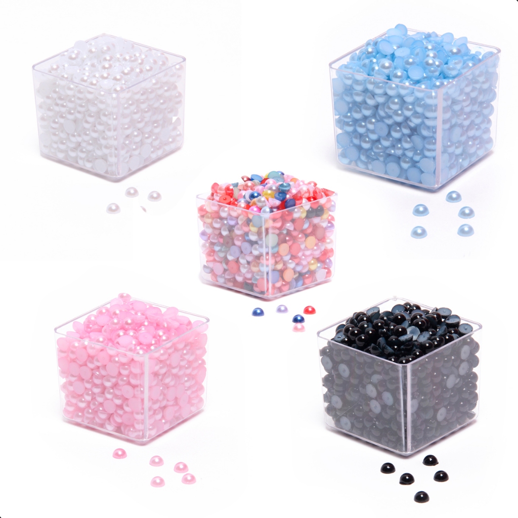 Meia Pérola Abs 8mm 500 Unidades Para Artesanato Customização Body Peças em Geral em Oferta na Shopee