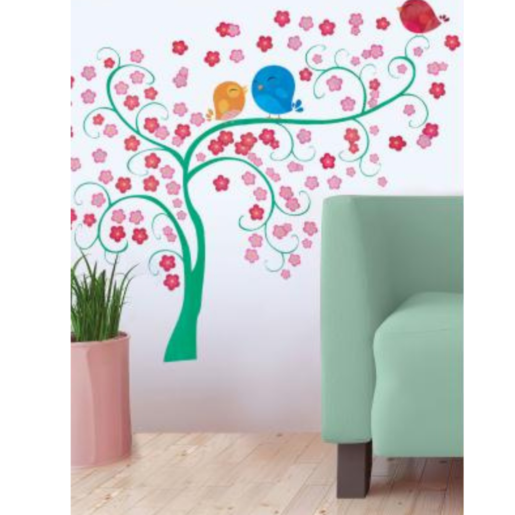 Adesivo de Passarinho para Decoração - 1 Unidade