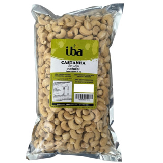 Castanha de Caju Natural 1 Kg IBA Castanhas de Caju em Oferta na Shopee