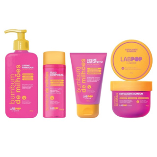 Labotrat Bumbum de Milhões LabPOP (Esfoliante, Creme Antiatrito, Firmador e Óleo Termogênico) em Oferta na Shopee