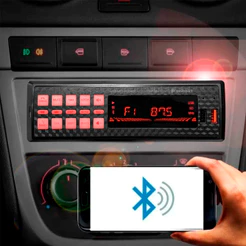 Auto Radio Som Automotivo Bluetooth Mp3 Player Fm Usb Pen Drive Aux
