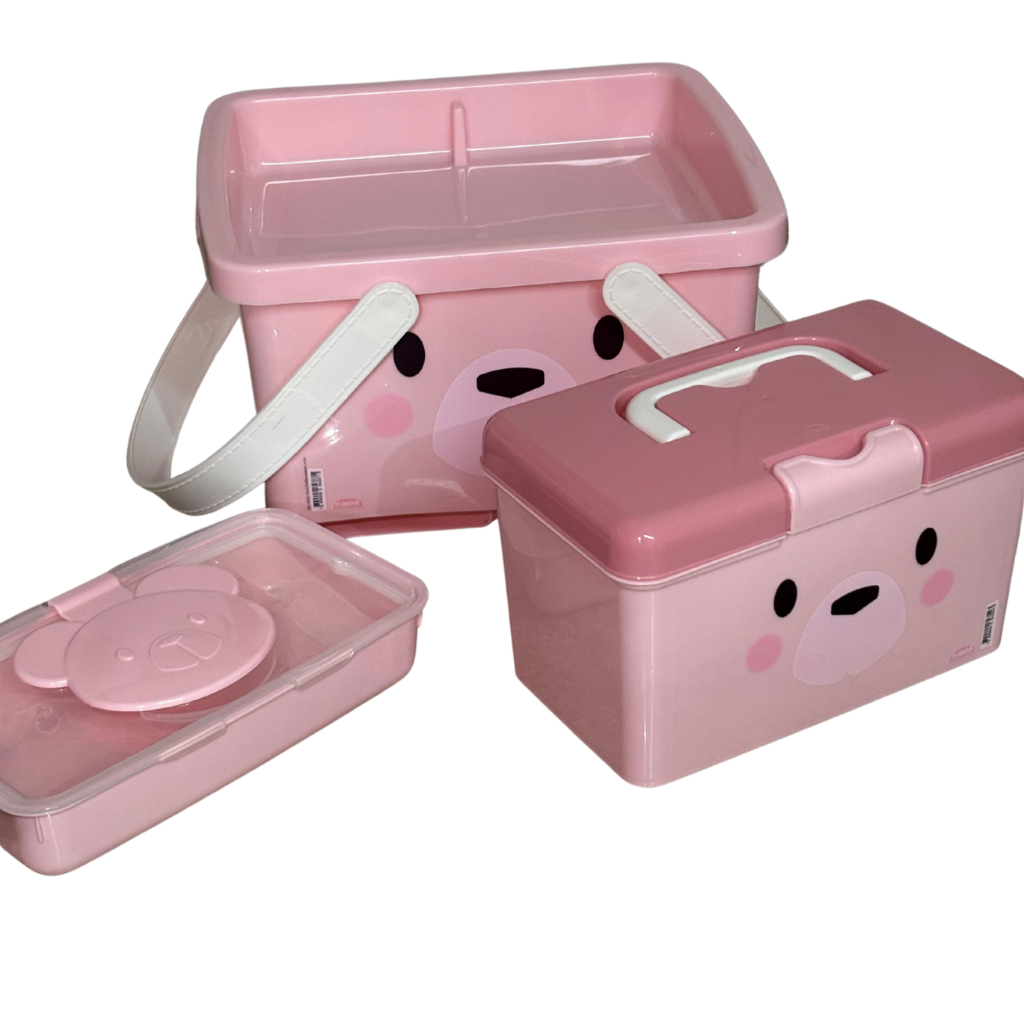 Kit Organizador Porta Fraldas Lenços Umedecidos Farmácia