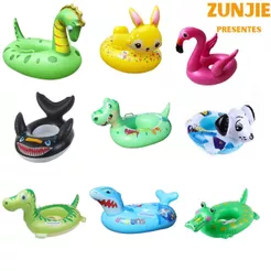Boia Infantil Circular Piscina Formato Animais