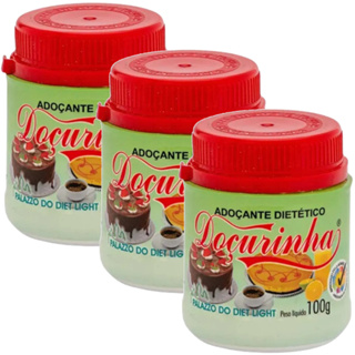 3x Adoçante Dietético Pó Vegano Sem Glúten E Lactose Doçurinha em Oferta na Shopee