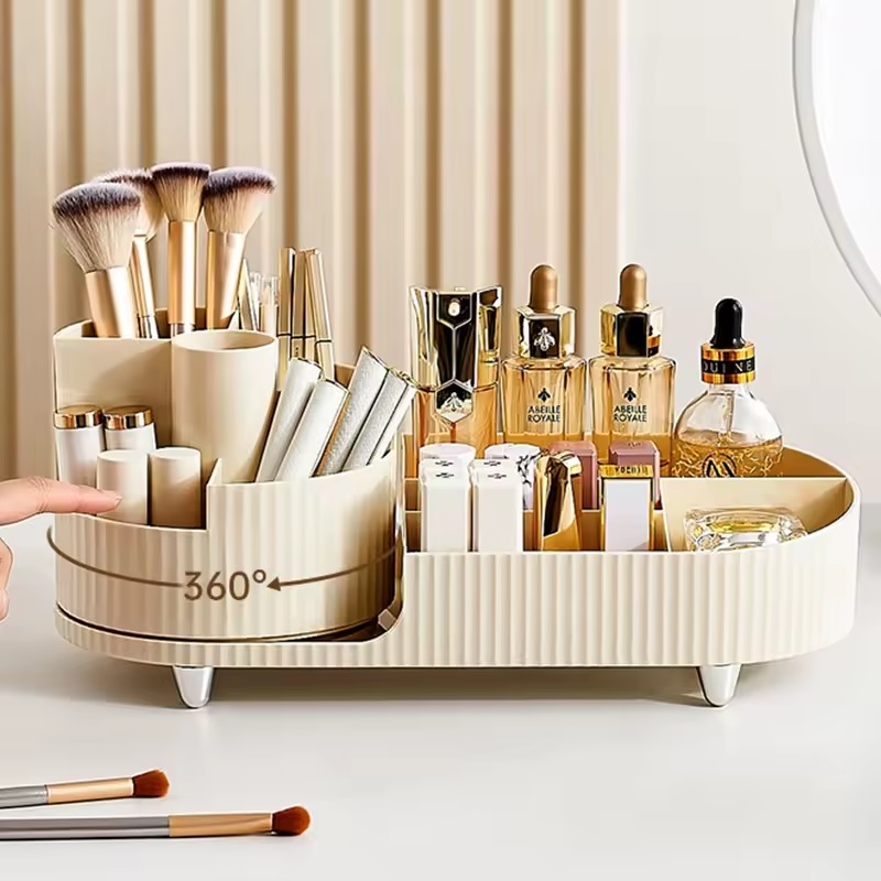 Organizador Giratório 360 Porta Maquiagem Perfume Acessórios