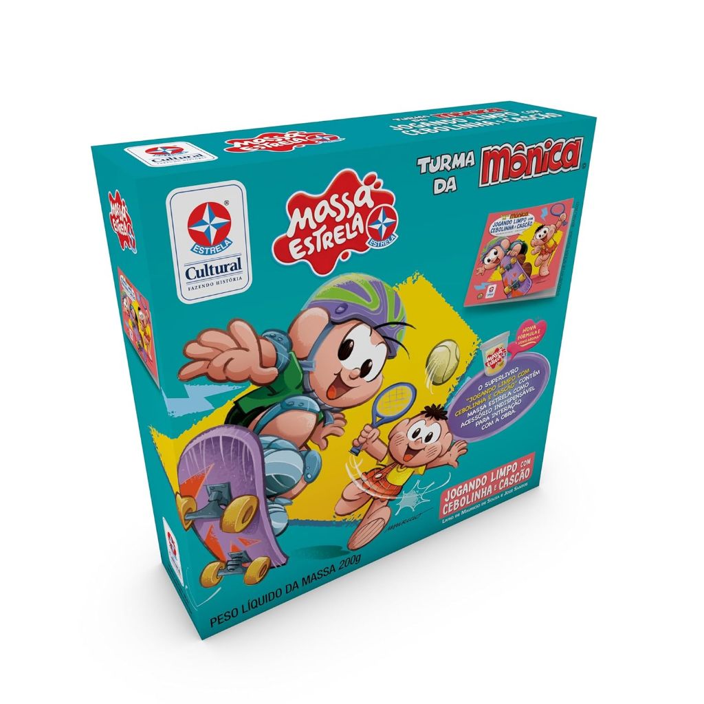 Massa Estrela O Superlivro Jogando Limpo Com Cebolinha E Cascão - Estrela