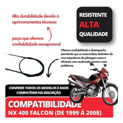 CABO DE ACELERADOR NX-4 400 FALCON 99 08 (A) (1.040MM)