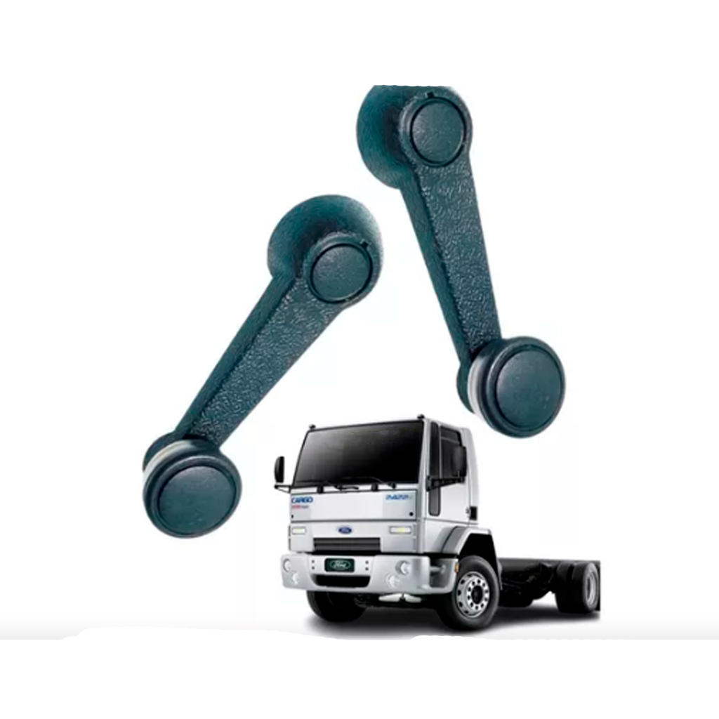 Par Manivela Vidro Porta Ford Cargo G1 1981 A 2010 De Ferro
