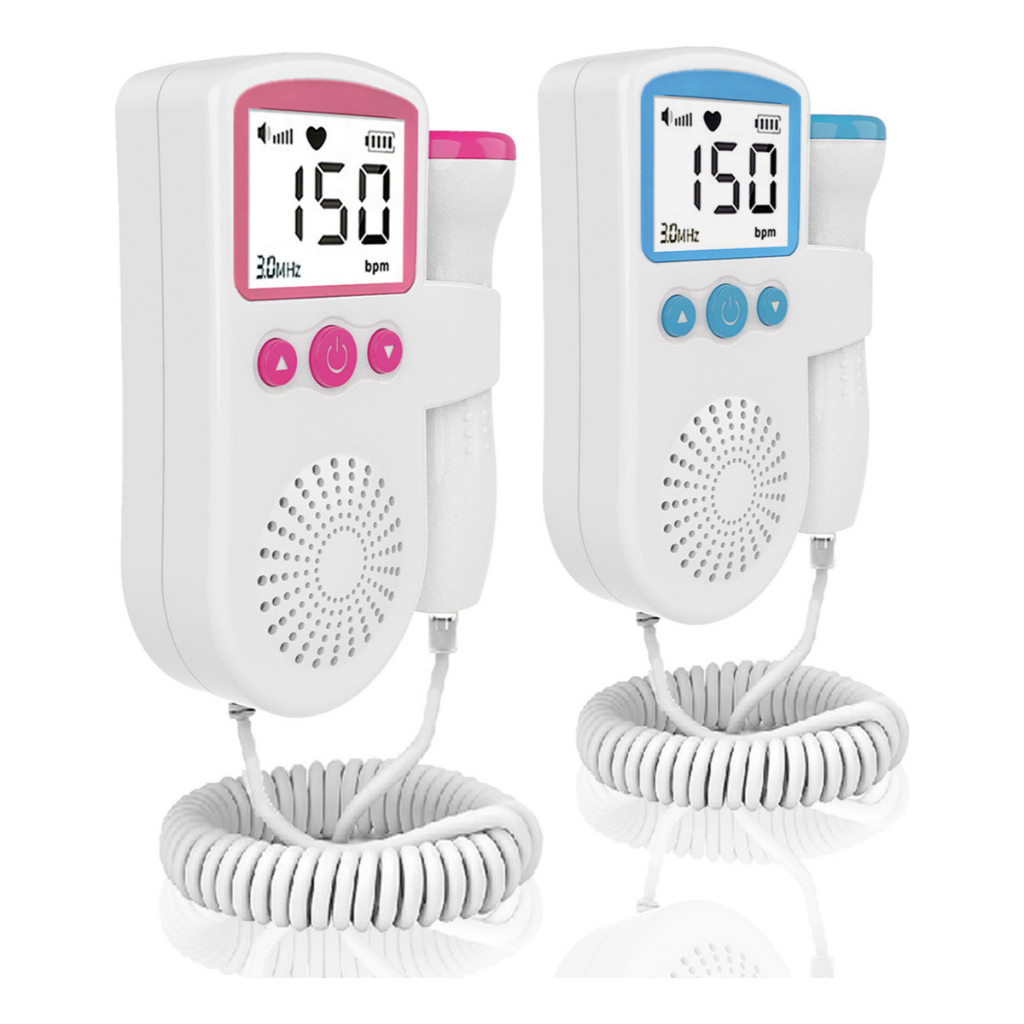 Monitor De Frequência Cardíaca Bebês Doméstico Doppler Fetal Batimentos Bebe Sonar Grávida