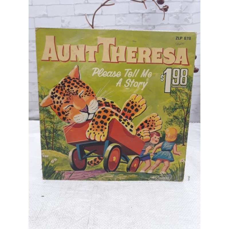 Disco de vinil Aunt Theresa ( história infantil em ingles)