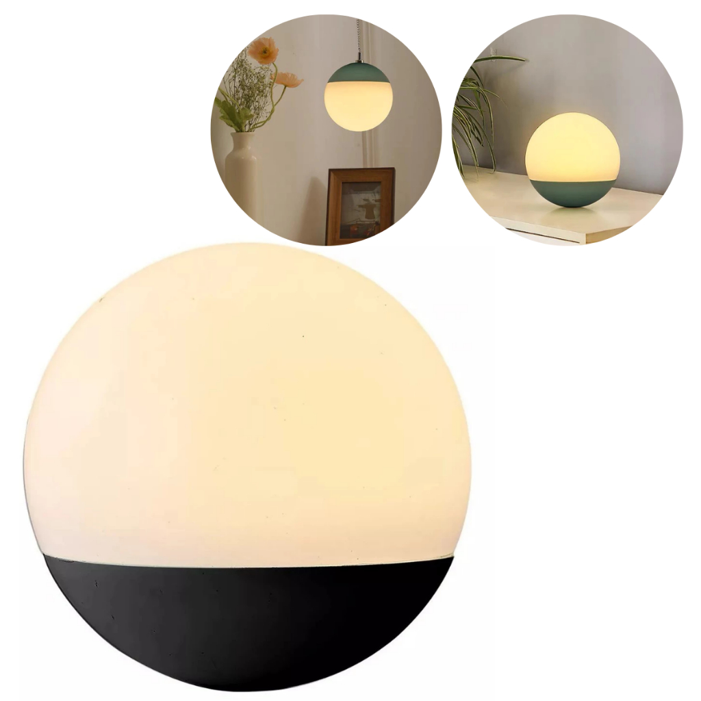 Luminária Abajur Magnética Noturna Decorativa Multifuncional Recarregável Quarto Luz Cabeceira
