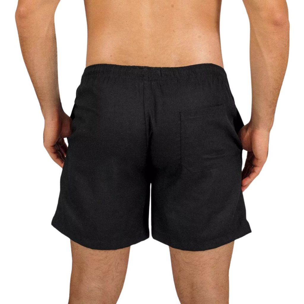 Detalhes do Shorts em Linho Masculino Bermuda Premium Mauricinho Social Casual Moda Praia Verão Super Fresquinho