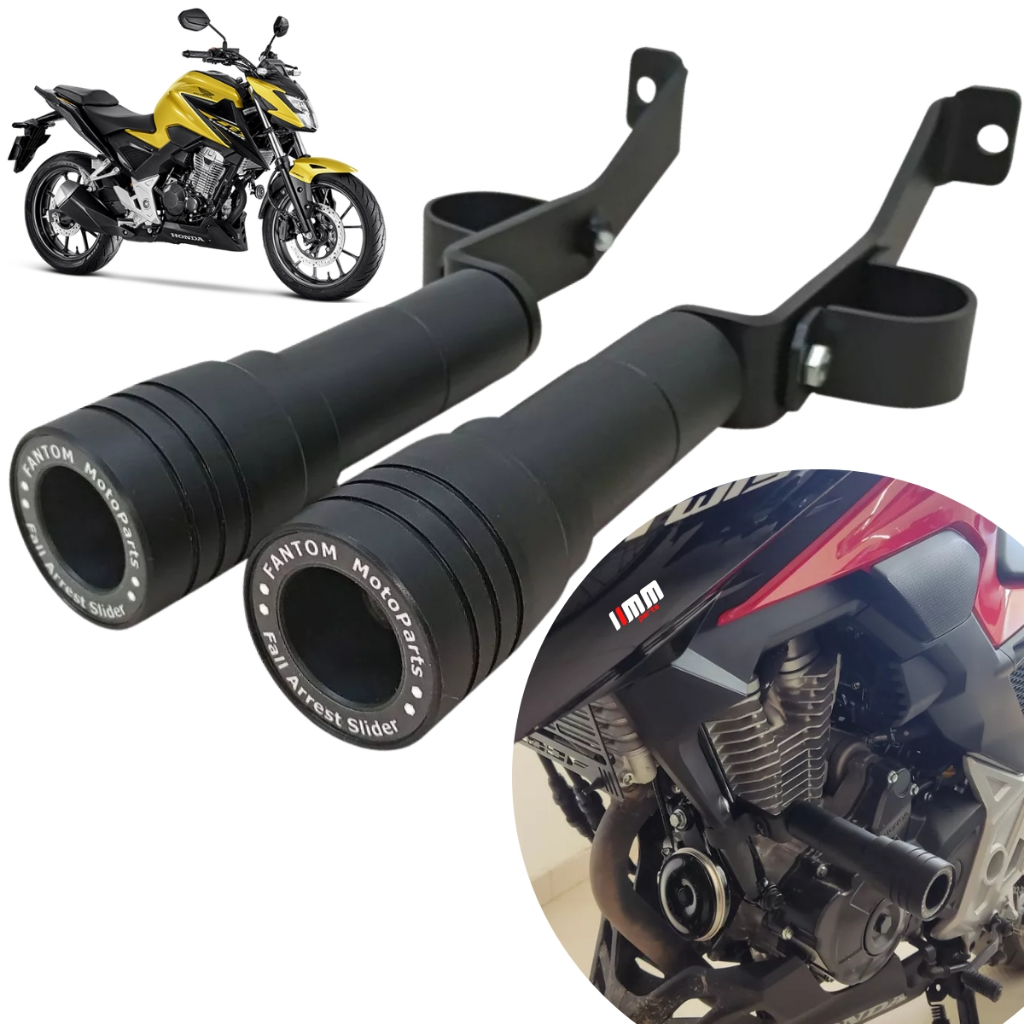 Slider Protetor CB 300f TWISTER Carenagem Motor proteção honda CB300 f 2023 em diante