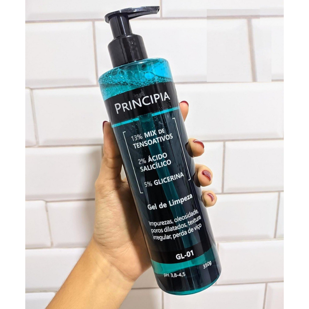Gel Limpeza Principia Ácido Salicílico + Glicerina 350g GL-01