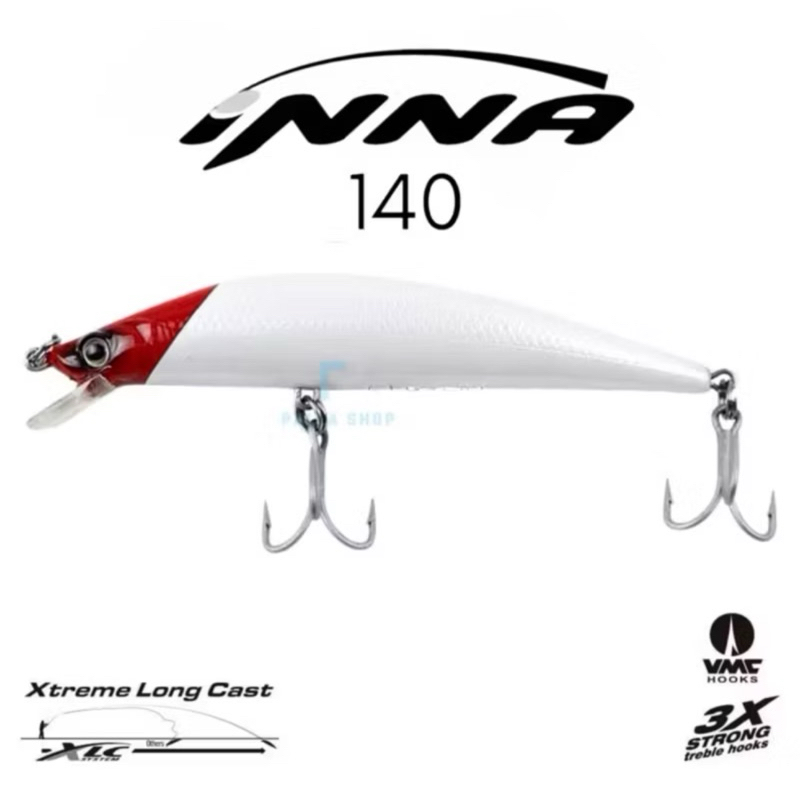 Isca Artificial Inna 140 Pro Tuned Marine Sports 14cm / 31g - Tucunaré Robalo Traíra Dourado em Oferta na Shopee