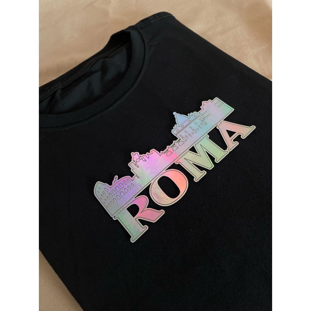 CAMISETA IMPORTADA MASCULINA ALTO BRILHO ROMA DO P AO G3