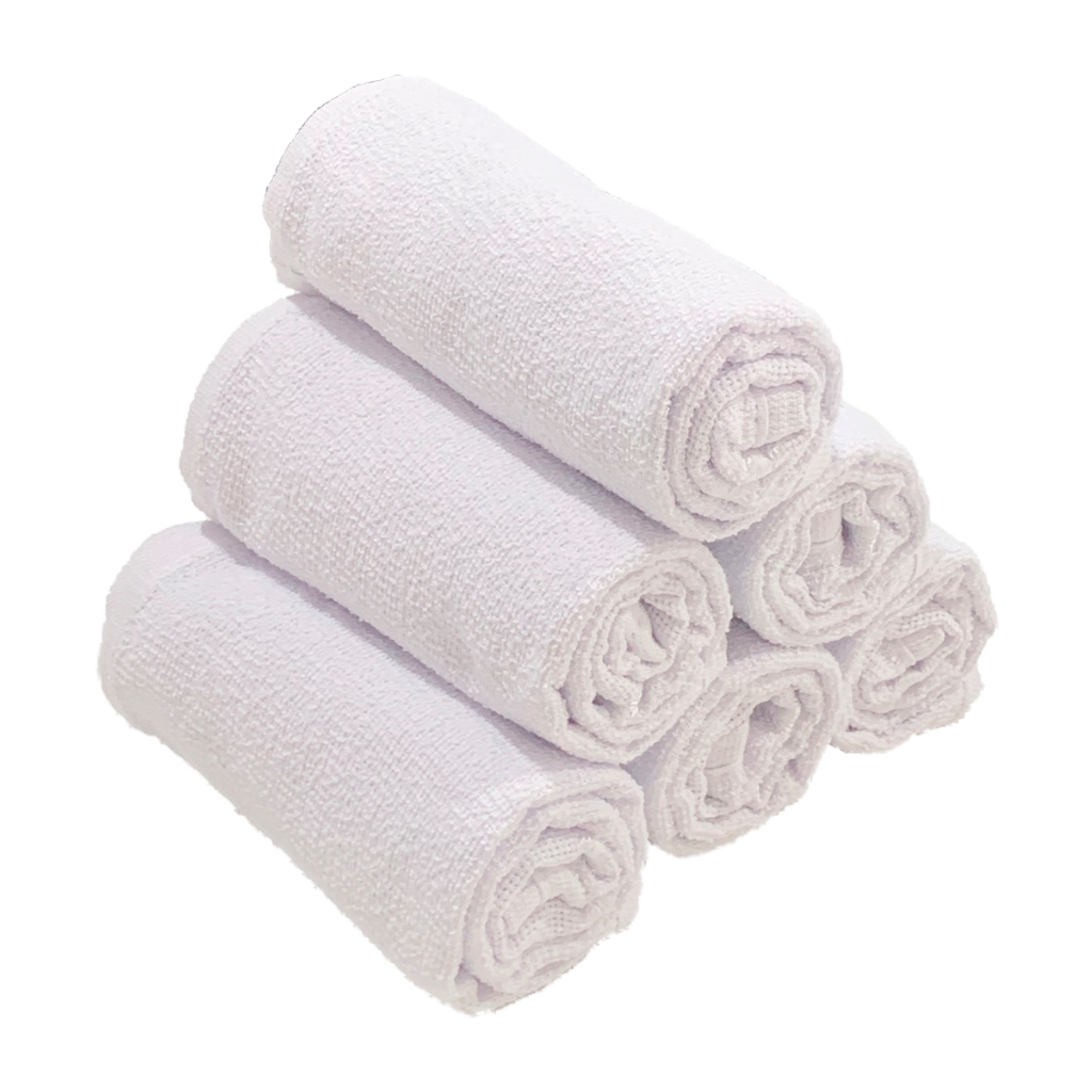 Kit 10 Toalha Branco P/ Salão Beleza Lavabo Lavabinho 29x45cm C/ Barra Bordar P/ Mão Rosto Academia em Oferta na Shopee
