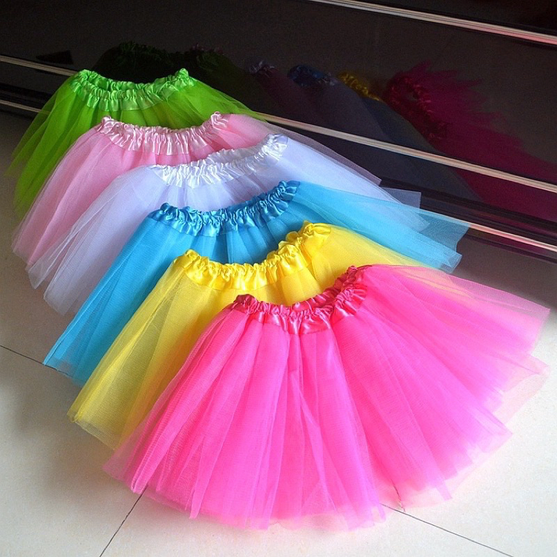 Saia de Tule Colorida Adulto Juvenil Lisa Fantasia Carnaval Festa 40 Cm em Oferta na Shopee