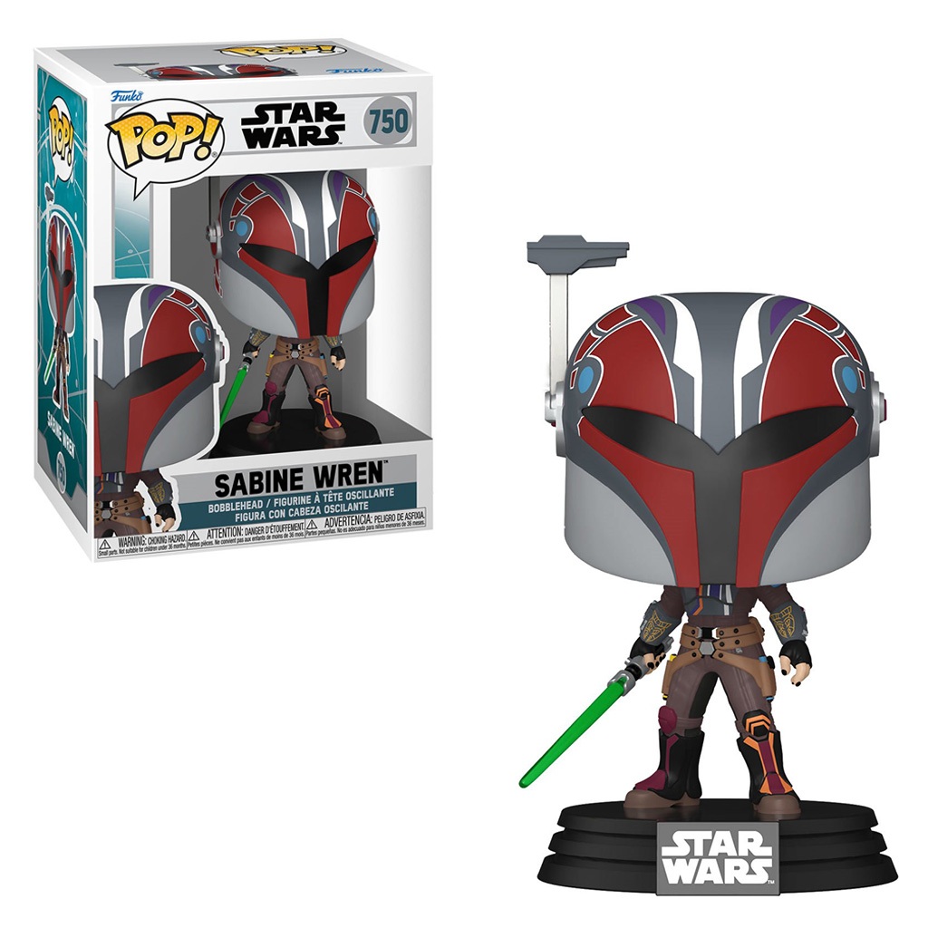 FUNKO POP STAR WARS SABINE WREN 750 NOVO ORIGINAL