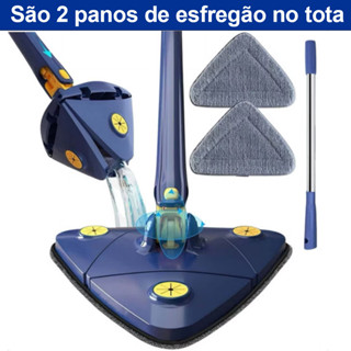 Esfregao Rodo Limpeza Triangulo Mop Giratorio 360° Rodo