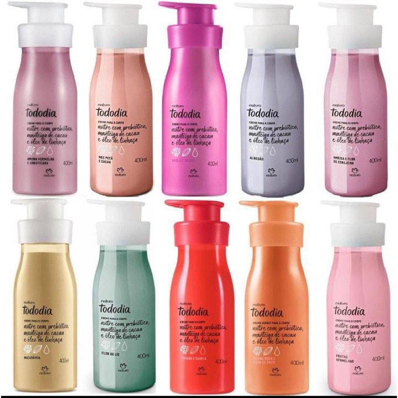 Creme Hidratante Corporal Natura Tododia 400ml em Oferta na Shopee